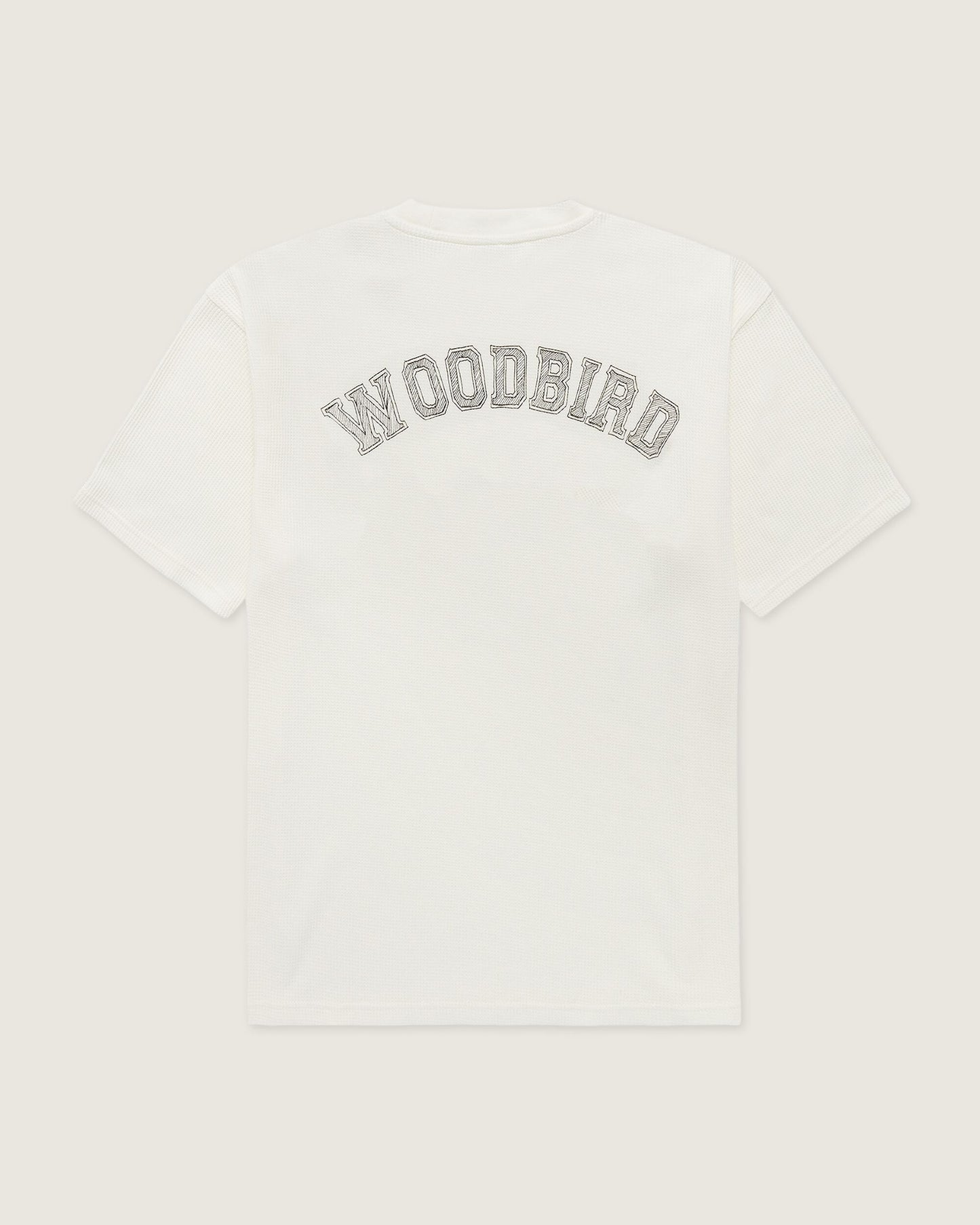 Woodbird WBBaine Waffel Tee T-Shirts Off White