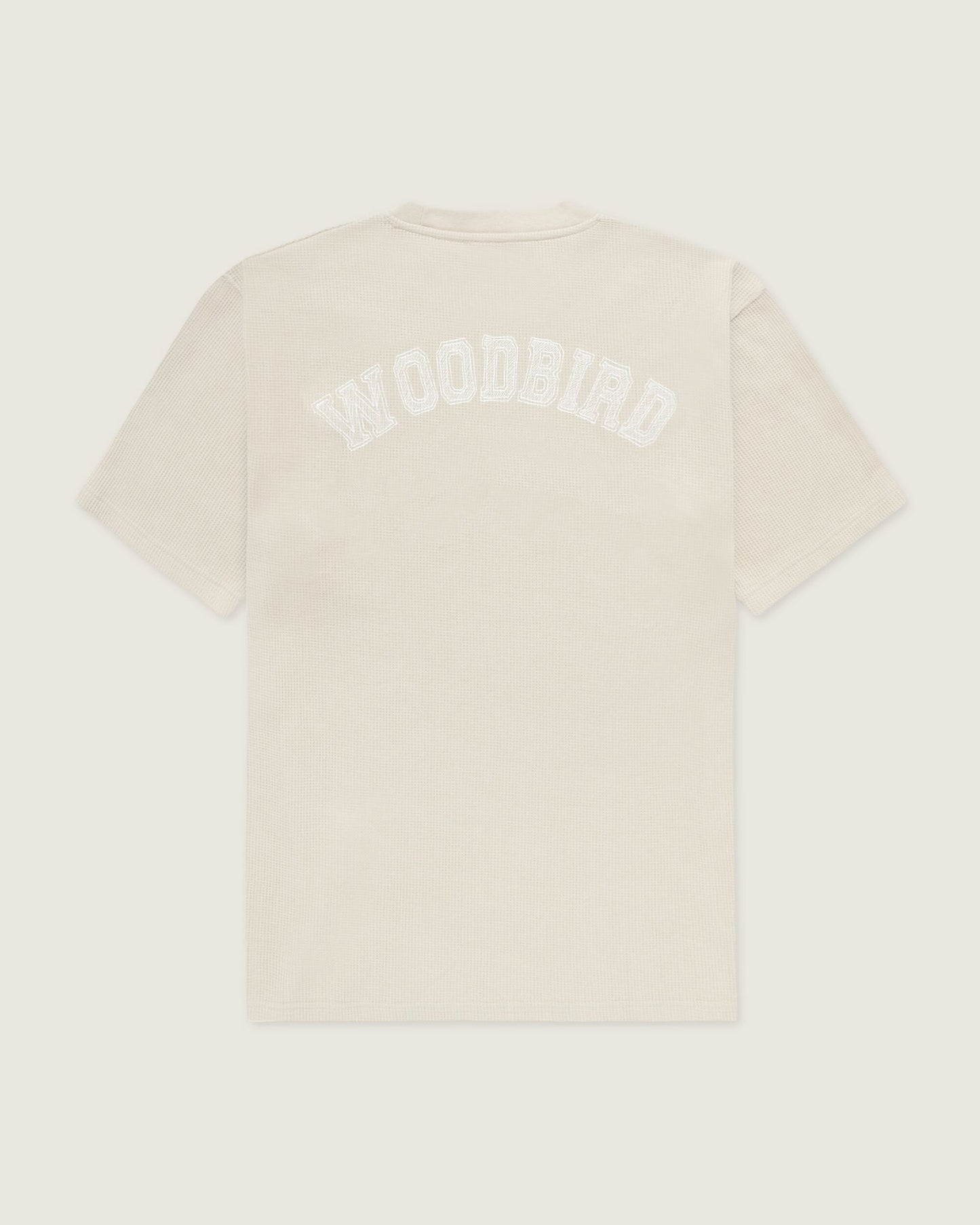 Woodbird WBBaine Waffel Tee T-Shirts Taupe Brown