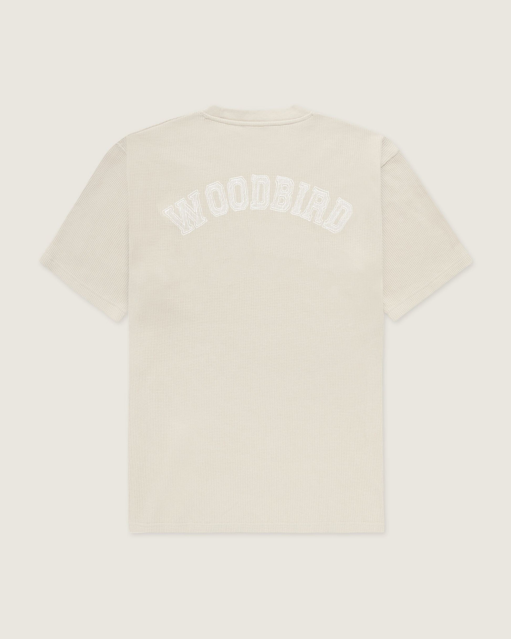 Woodbird WBBaine Waffel Tee T-Shirts Taupe Brown