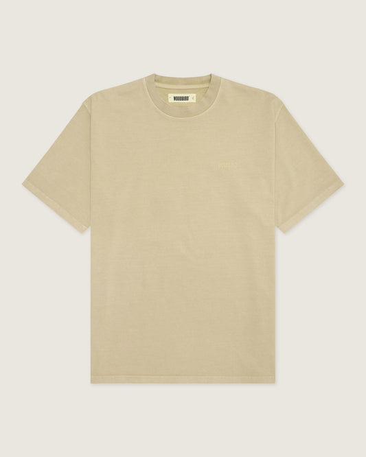 Woodbird WBBaine Washed Tee T-Shirts Light Sand