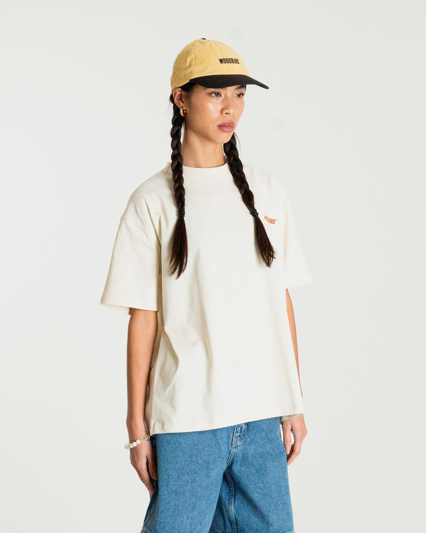 Woodbird Female WBBalo Dude Tee T-Shirts Off White