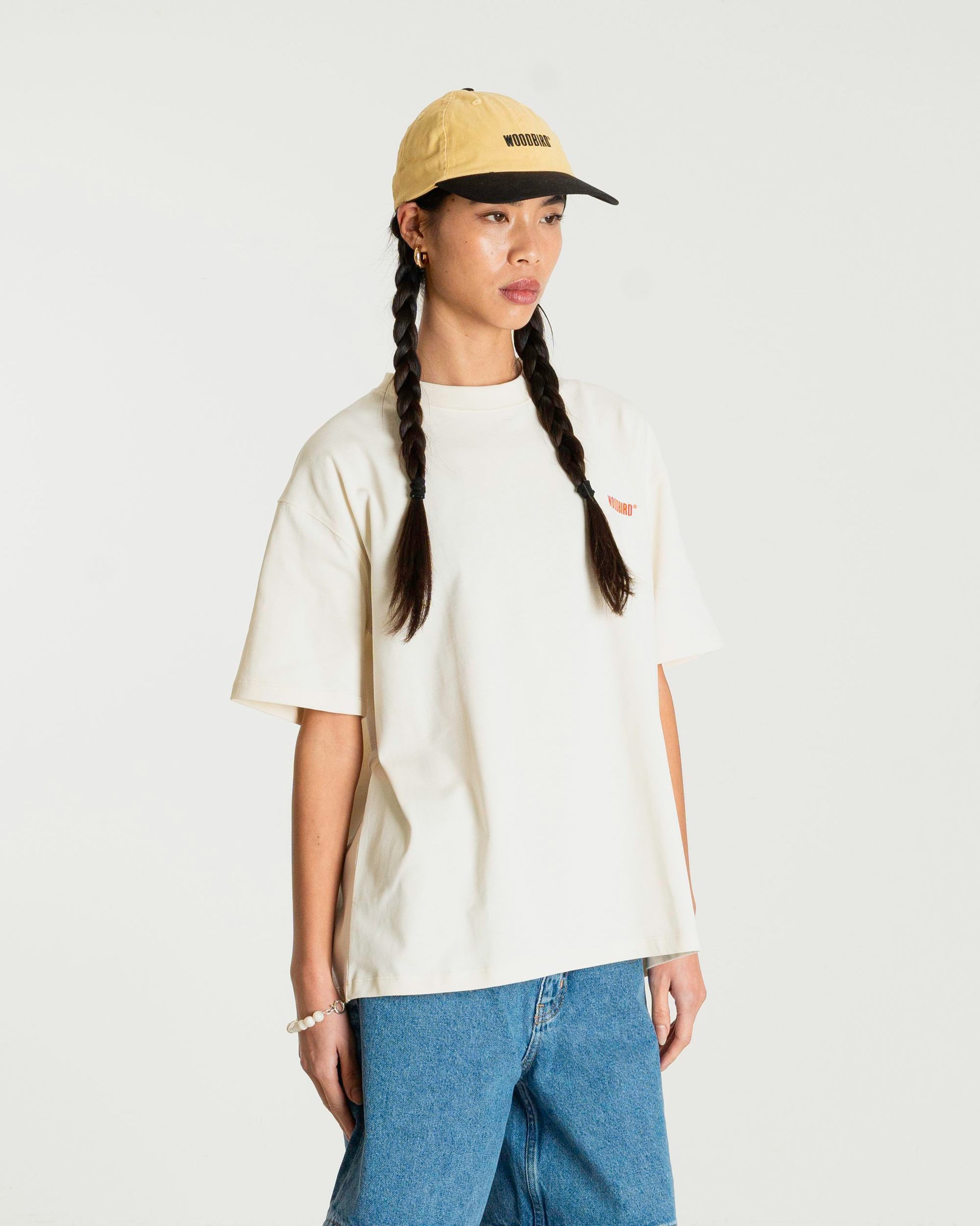 Woodbird Female WBBalo Dude Tee T-Shirts Off White