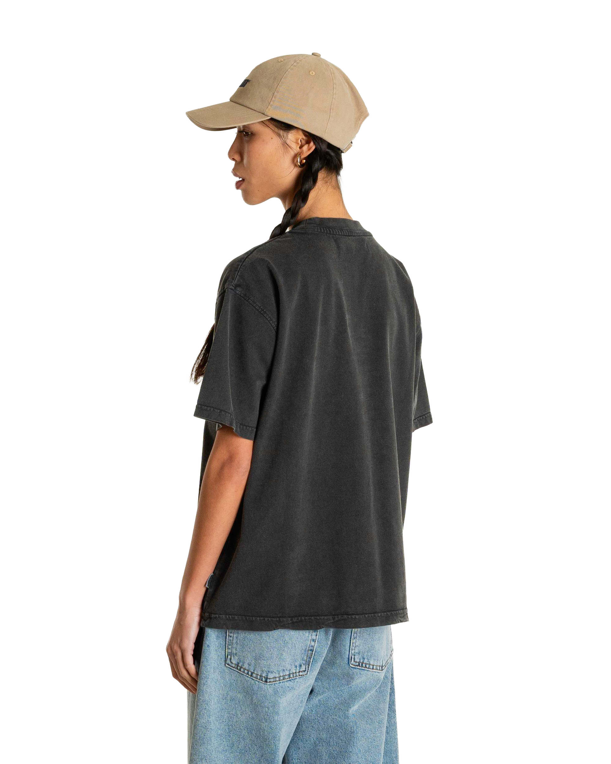 Woodbird Female WBBalo Washed Tee T-Shirts Black