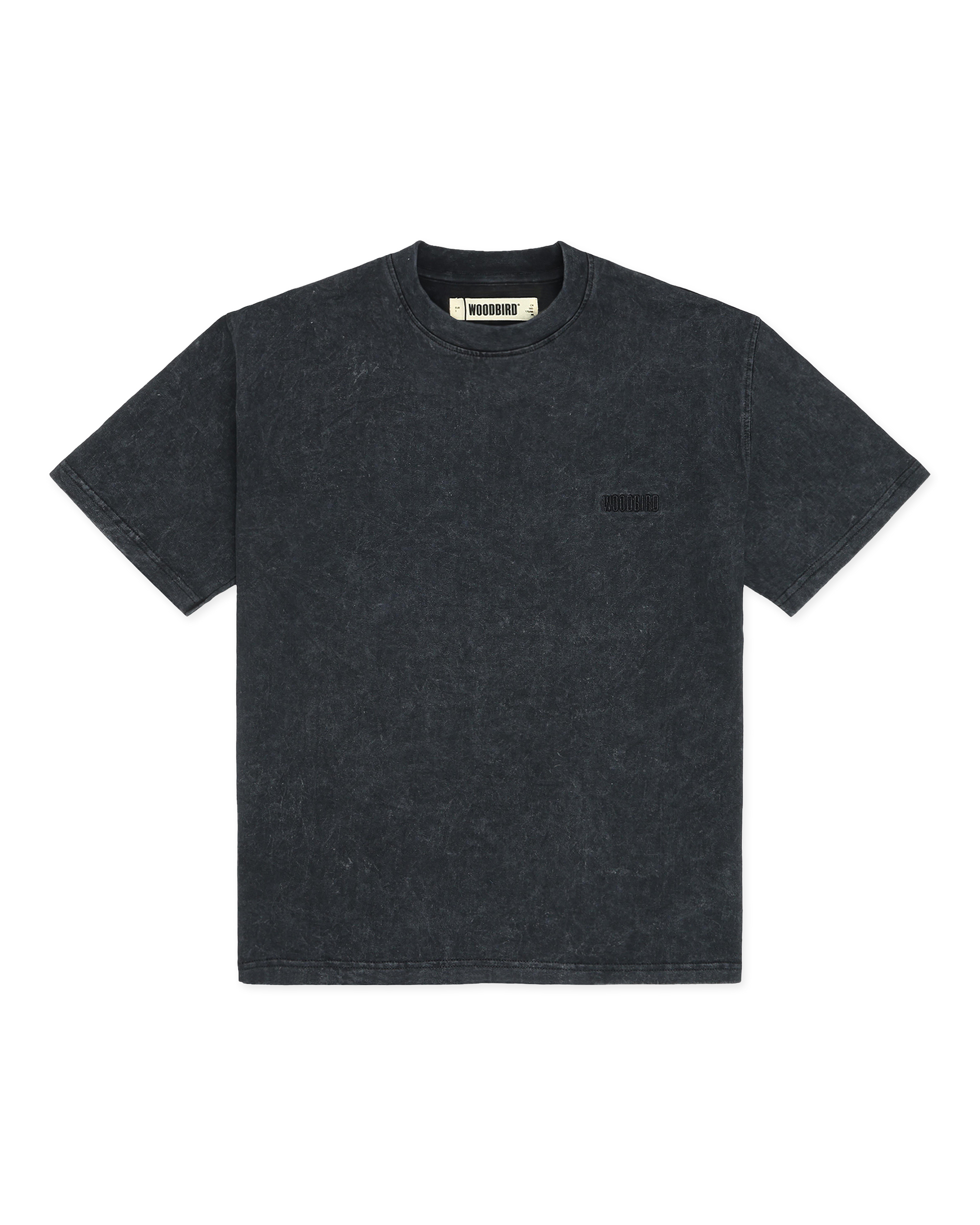 Woodbird Female WBBalo Washed Tee T-Shirts Black