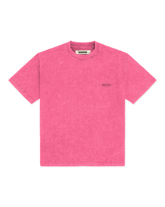 Woodbird Female WBBalo Washed Tee T-Shirts Pink