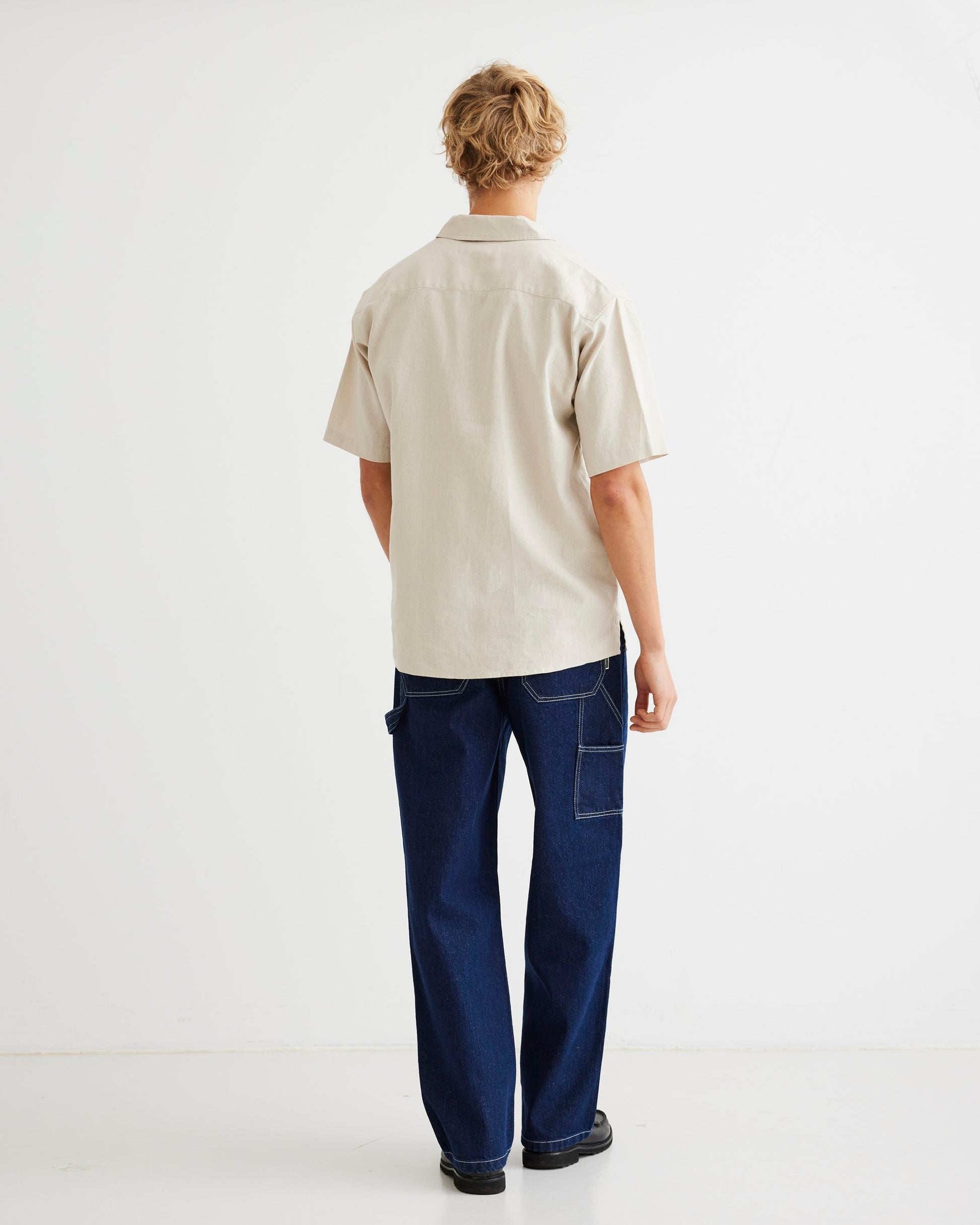 Woodbird WBBanks Linen Shirt Shirts Sand