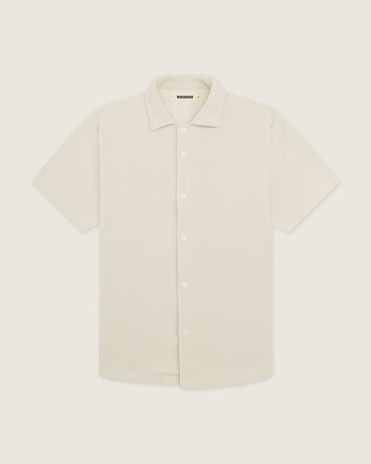 Woodbird WBBanks Plisse Shirt Shirts Off White