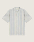 WBBanks Stripe Linen Shirt - Light Blue