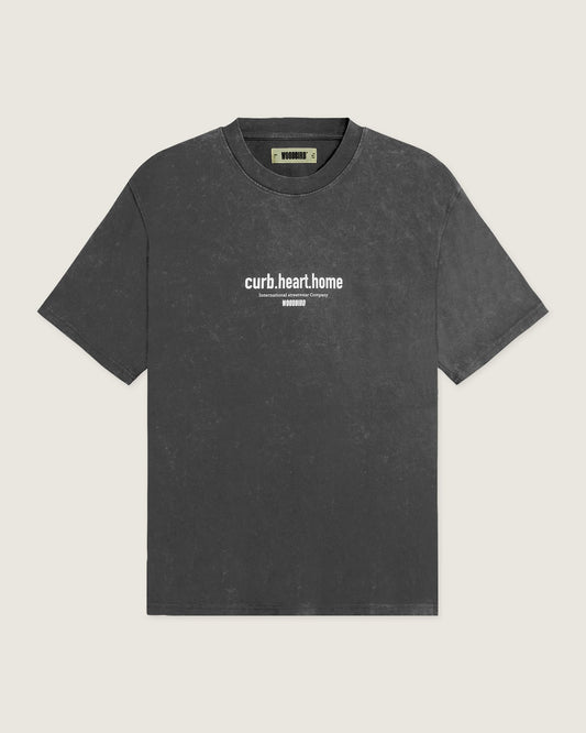 Woodbird WBBeam Dye Tee T-Shirts Asphalt