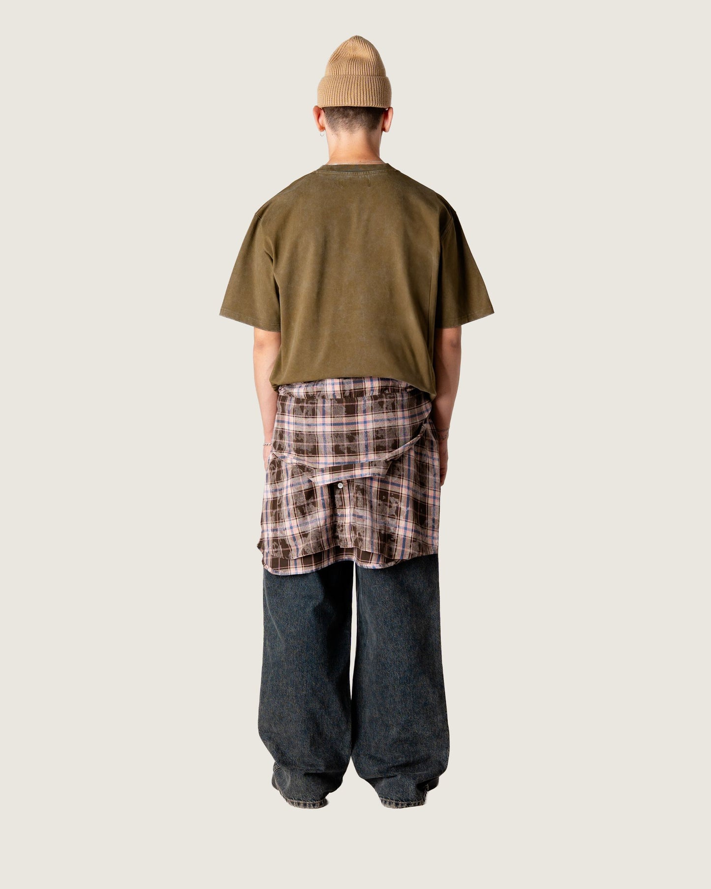 Woodbird WBBeam Dye Tee T-Shirts Dark Brown