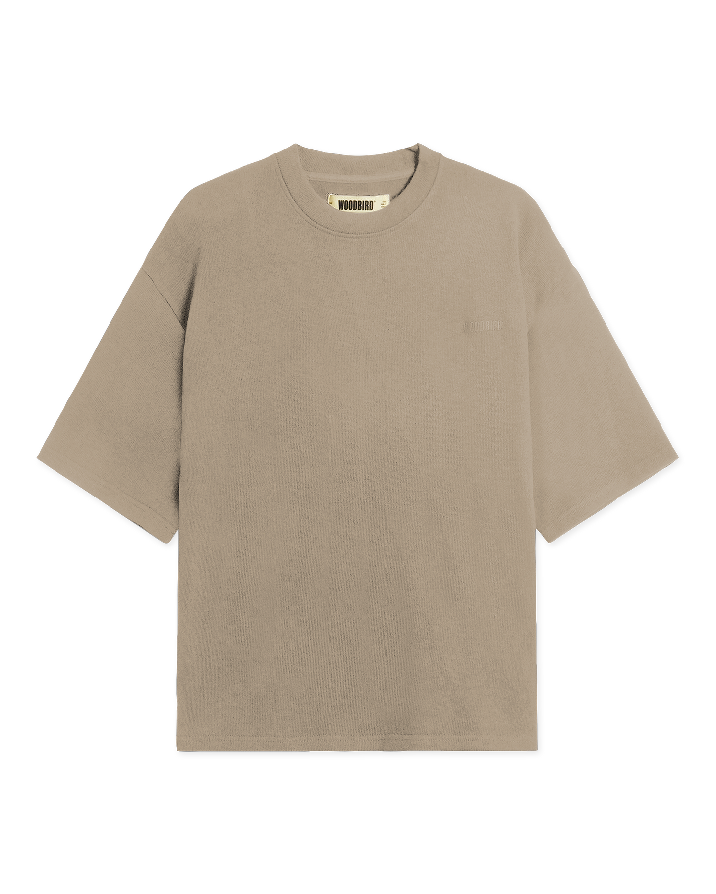Woodbird WBBeam Knitted Tee T-Shirts Khaki