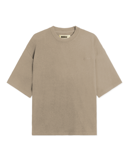 Woodbird WBBeam Knitted Tee T-Shirts Khaki