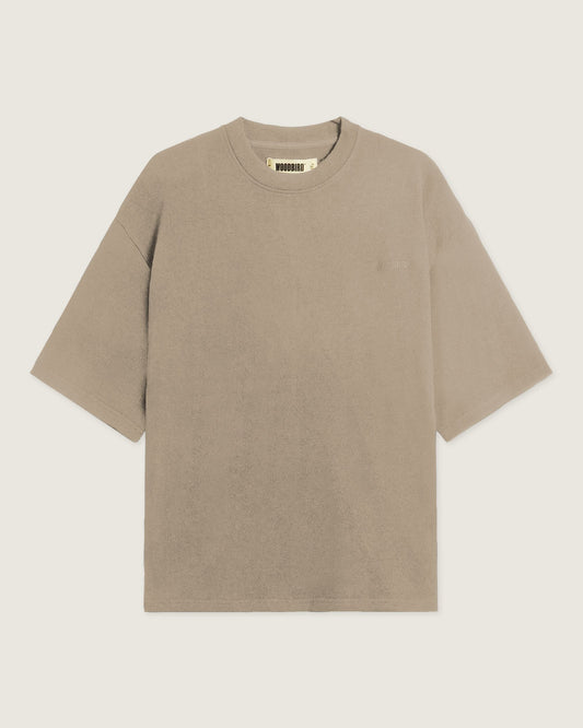 Woodbird WBBeam Knitted Tee T-Shirts Khaki