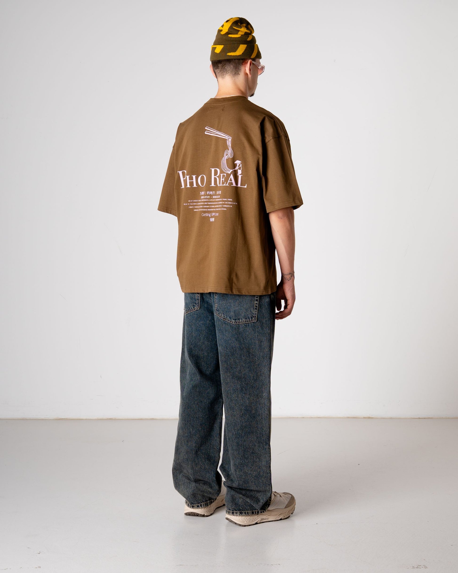 Woodbird WBBeam Pho Tee T-Shirts Dark Brown