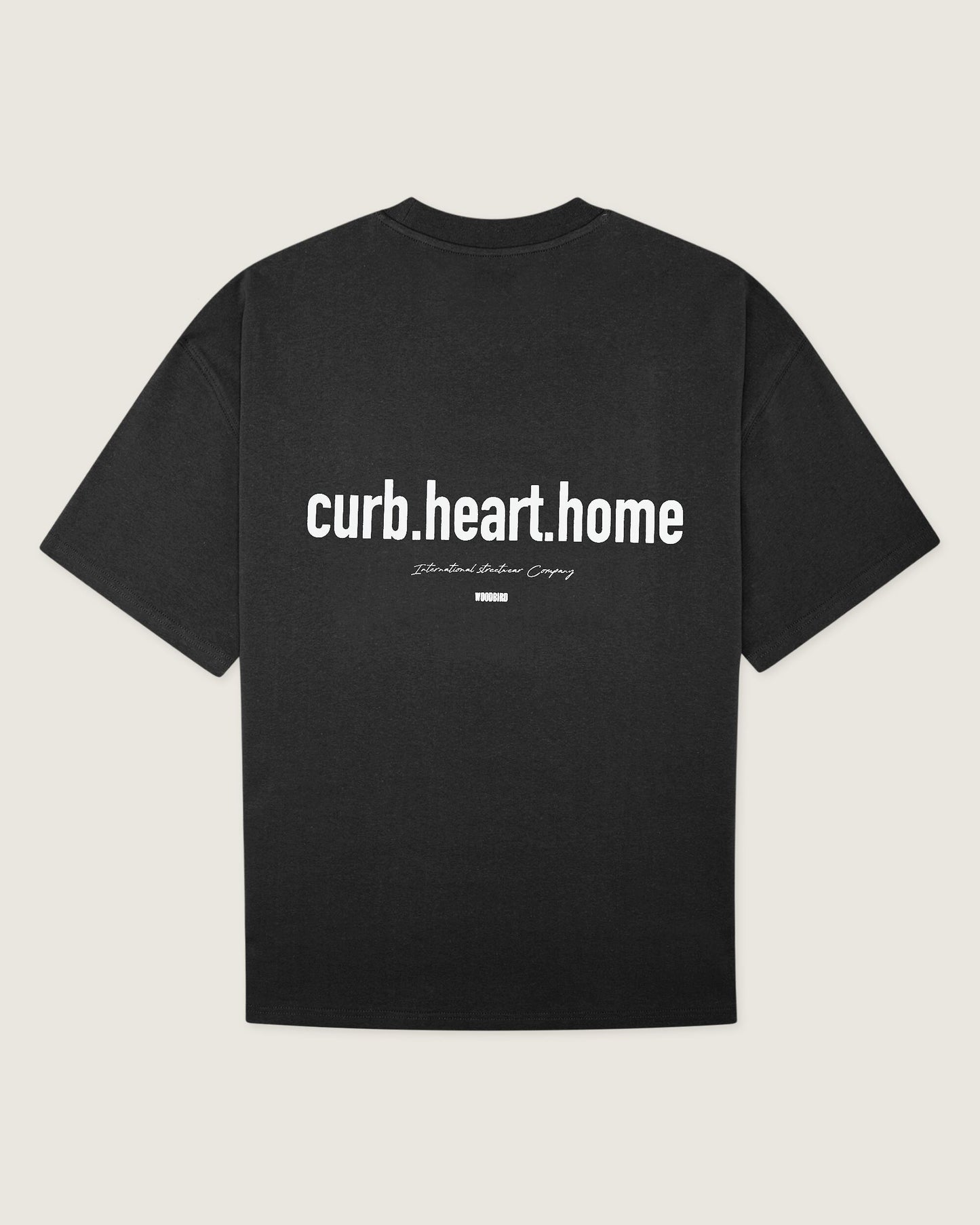 Woodbird WBBeam Solid Home Tee T-Shirts Black