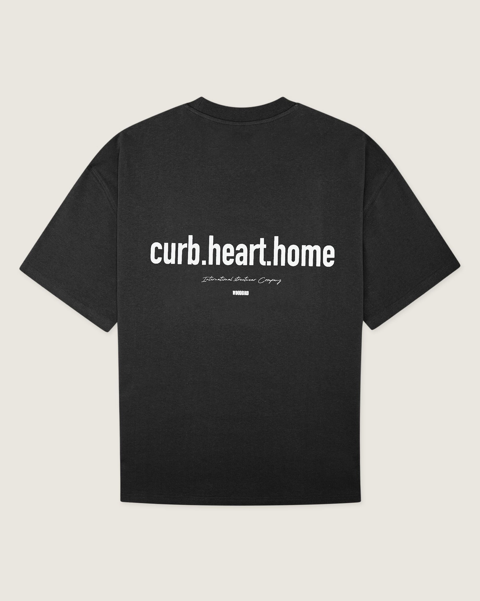 Woodbird WBBeam Solid Home Tee T-Shirts Black