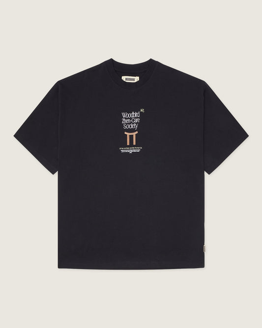 Woodbird WBBeam Zhen Tee. T-Shirts Black