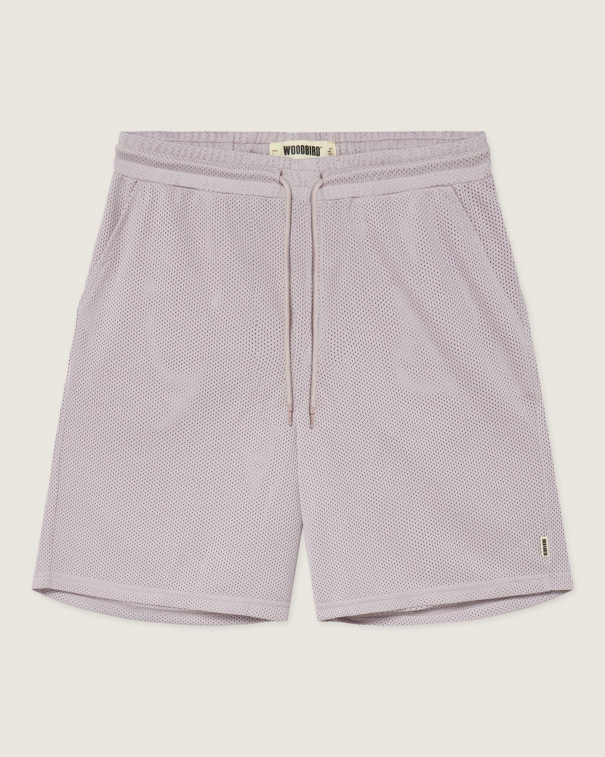 Woodbird WBBen Mesh Shorts Shorts Grey-Purple