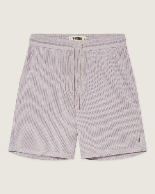 Woodbird WBBen Mesh Shorts Shorts Grey-Purple