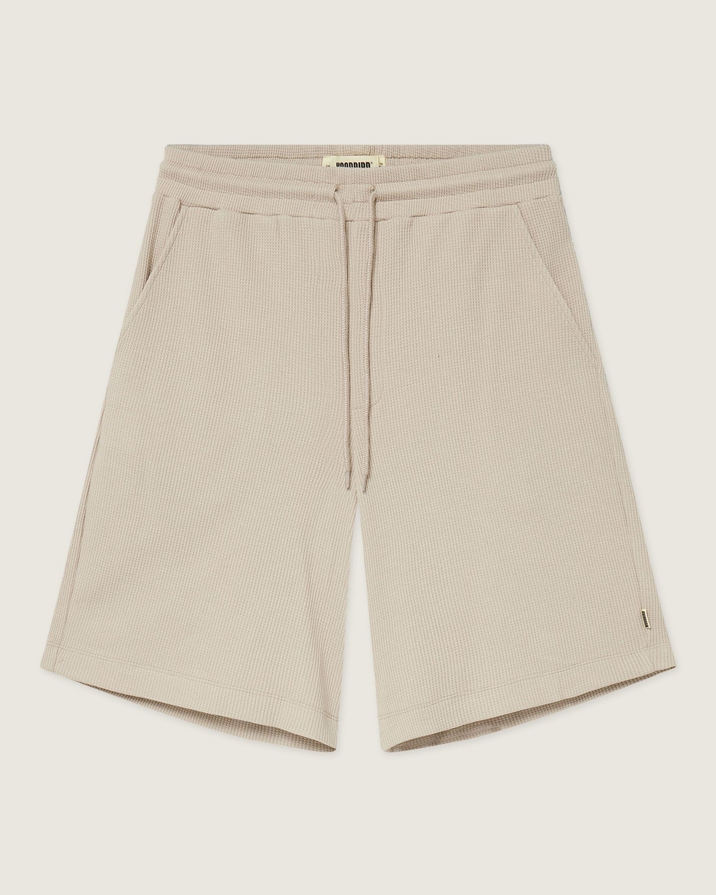 Woodbird WBBen Waffel Shorts Shorts Taupe Brown