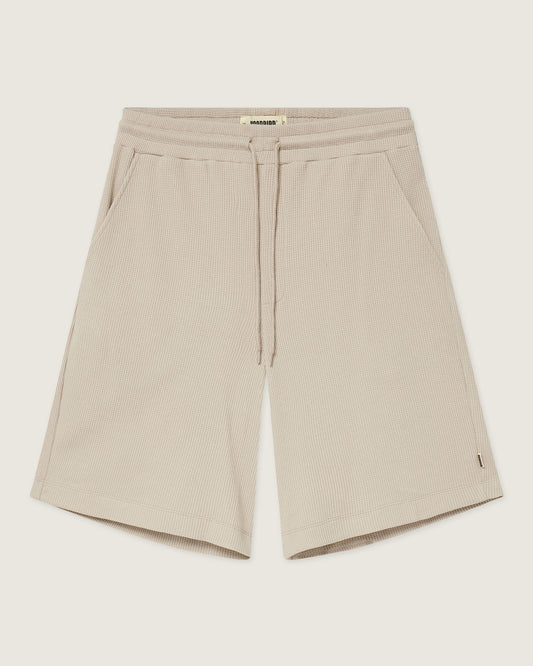 Woodbird WBBen Waffel Shorts Shorts Taupe Brown