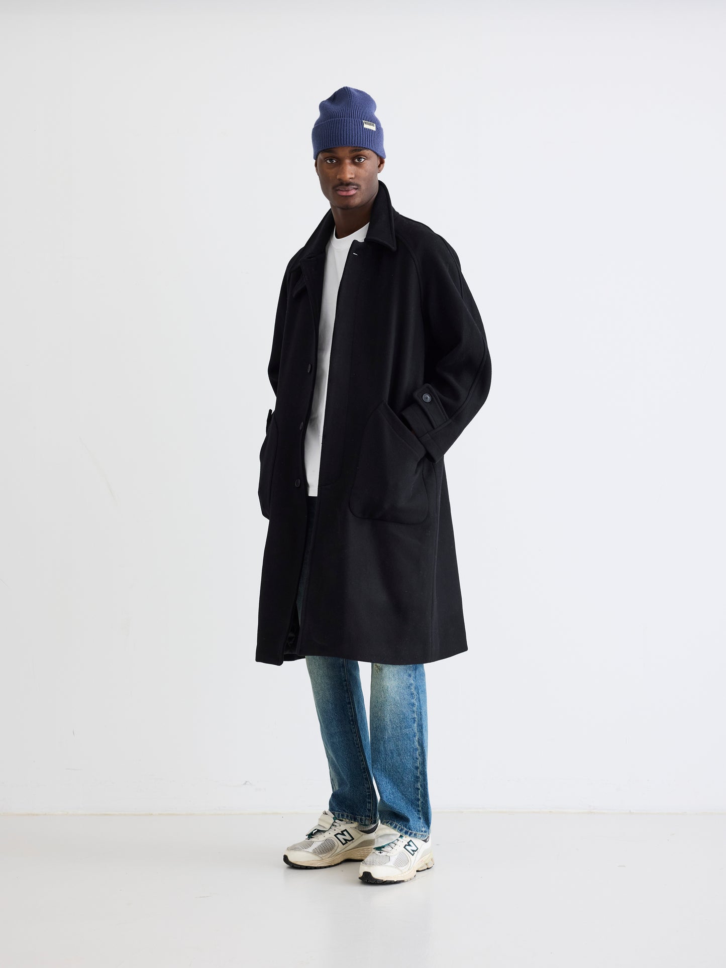 Woodbird WBBergt Wool Coat Outerwear Black