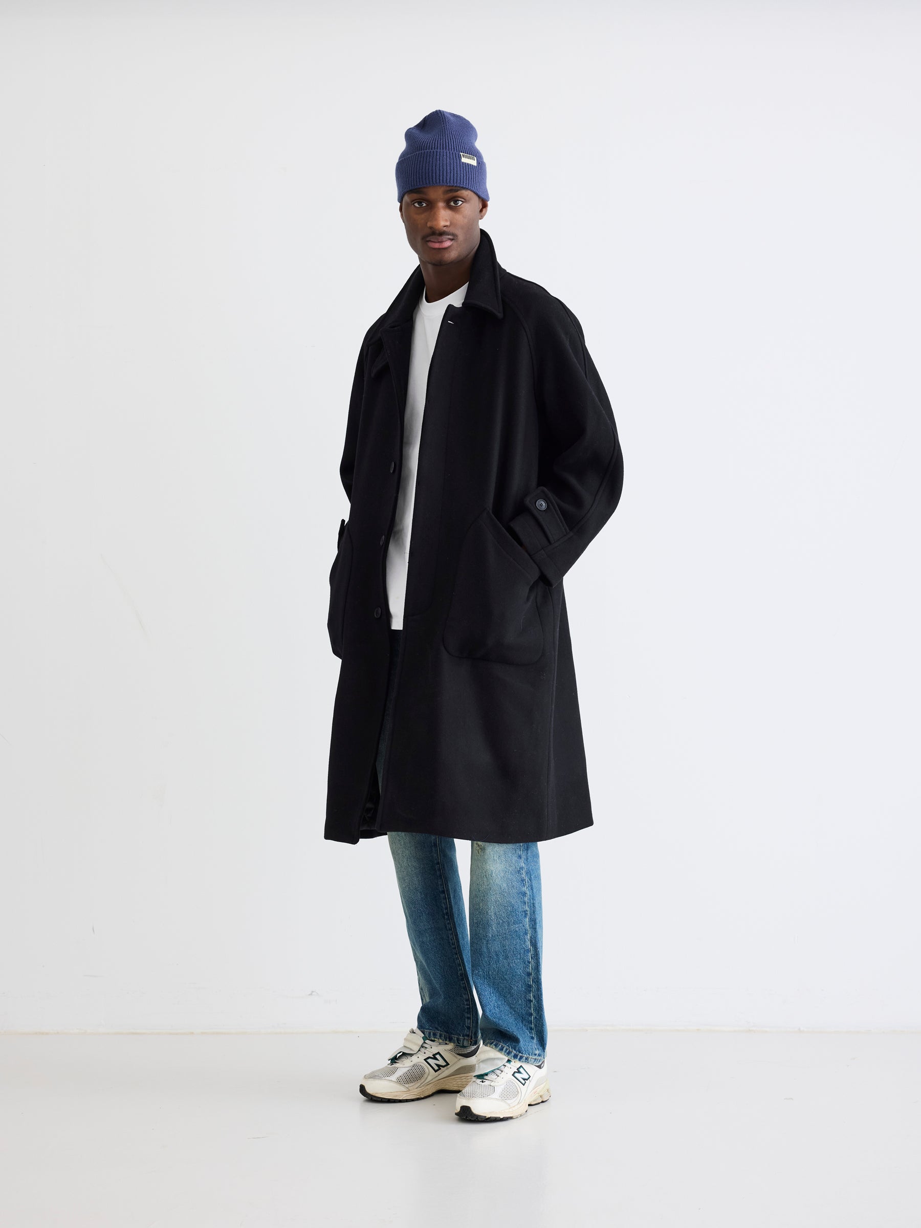 Woodbird WBBergt Wool Coat Outerwear Black