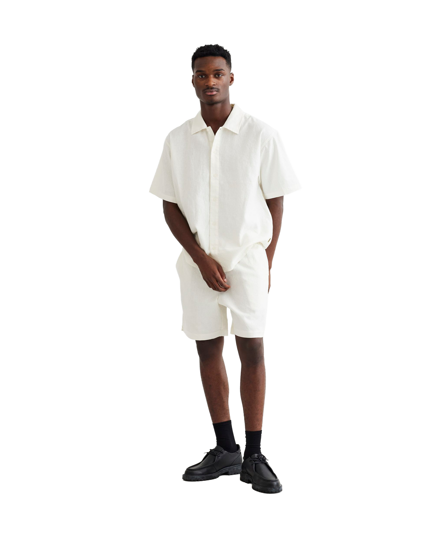 Woodbird WBBommy Linen Shorts Shorts Off White
