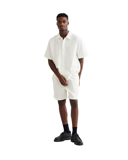 Woodbird WBBommy Linen Shorts Shorts Off White
