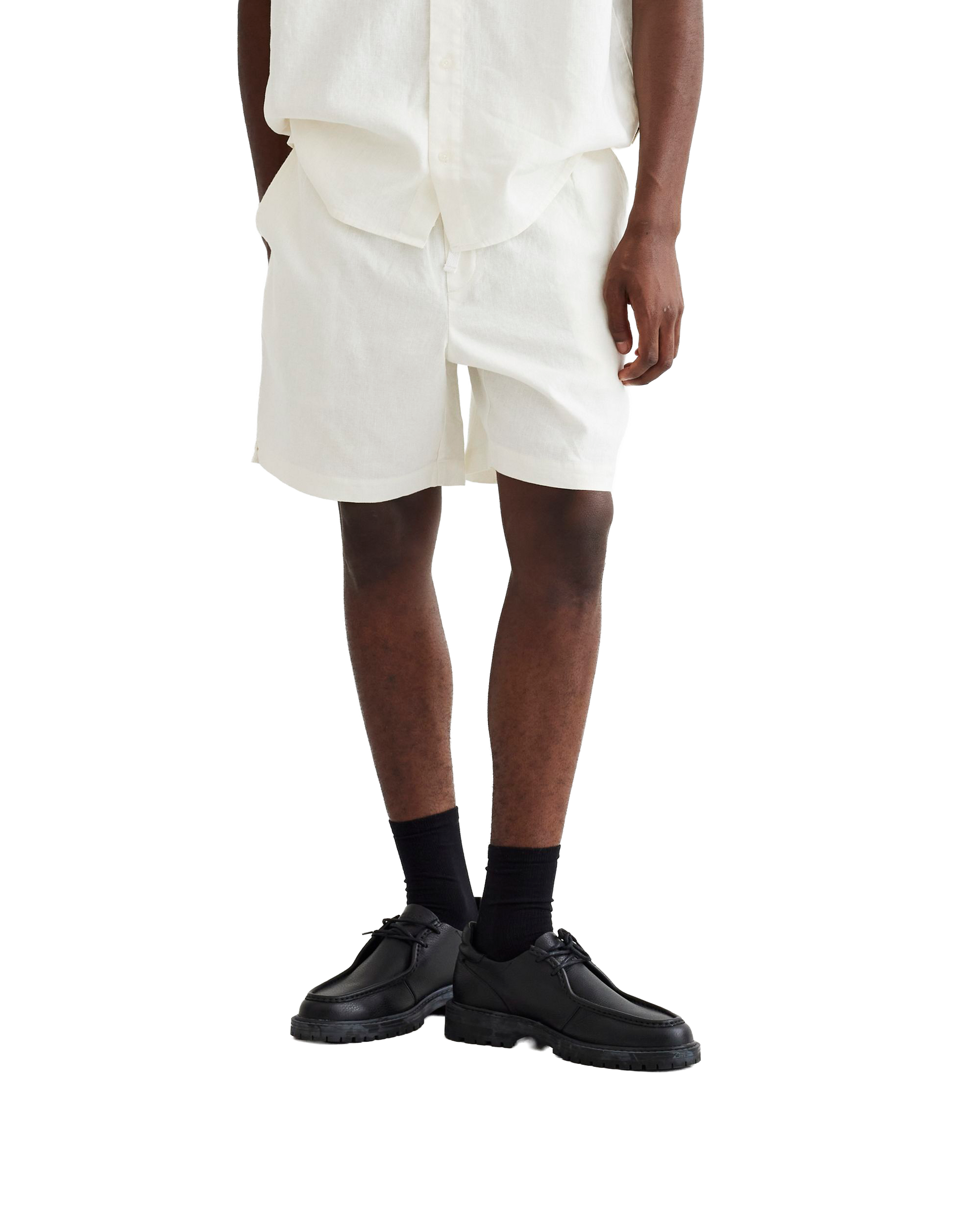 Woodbird WBBommy Linen Shorts Shorts Off White