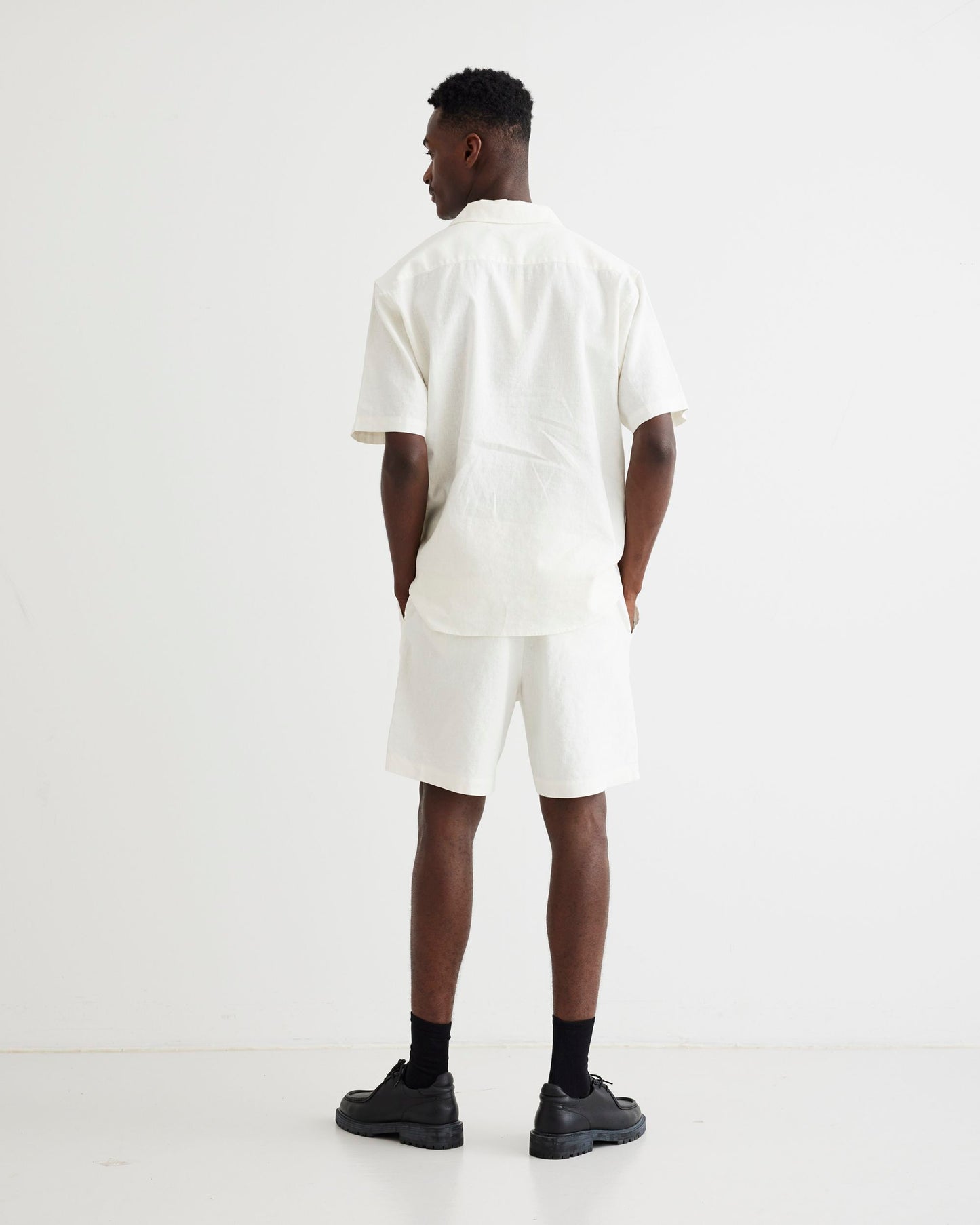 Woodbird WBBommy Linen Shorts Shorts Off White