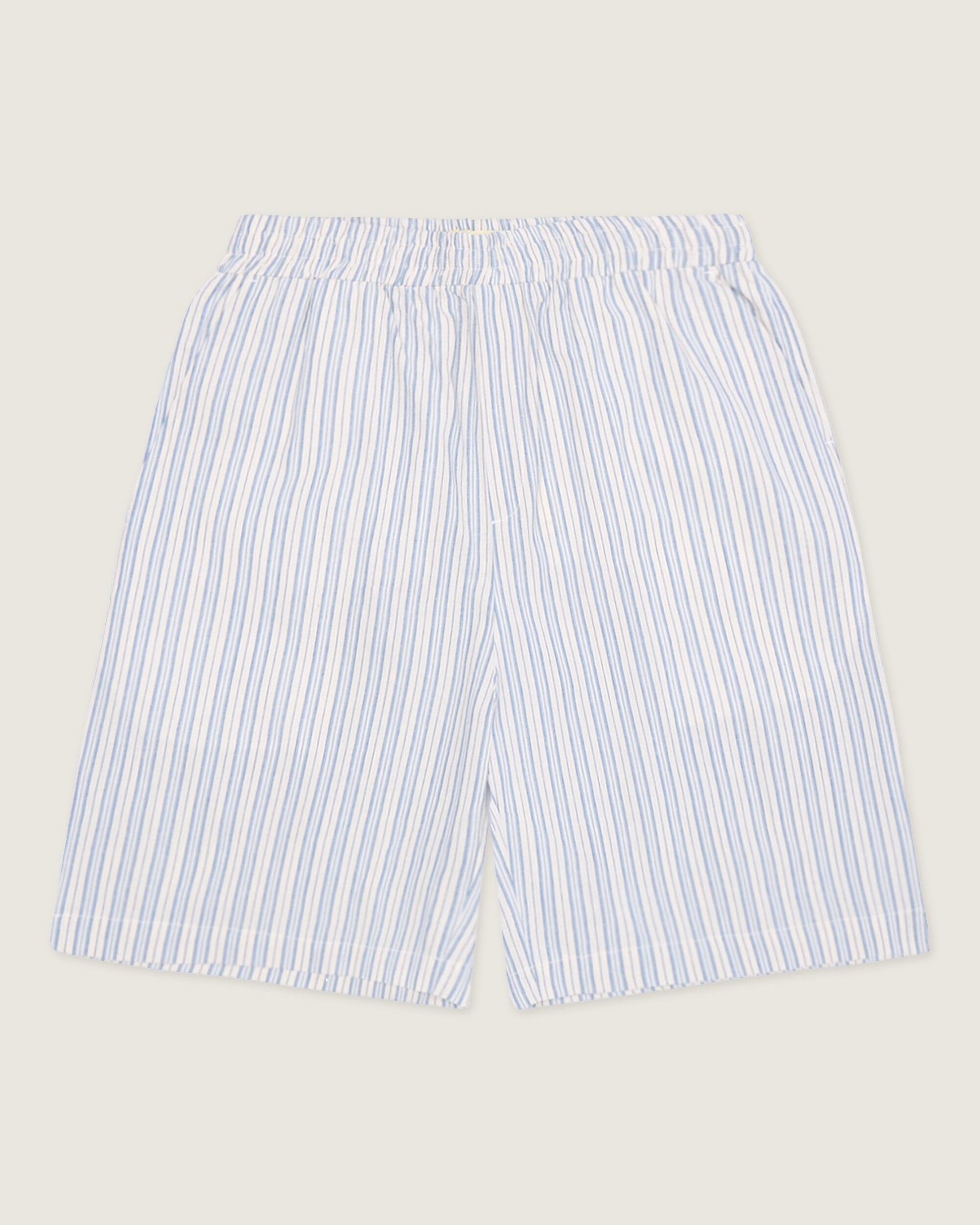 Woodbird WBBommy Stripe Shorts Shorts Light Blue