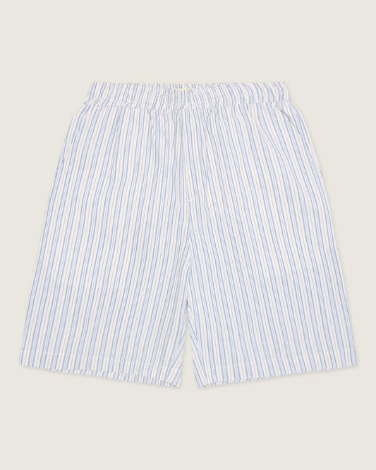 Woodbird WBBommy Stripe Shorts Shorts Light Blue