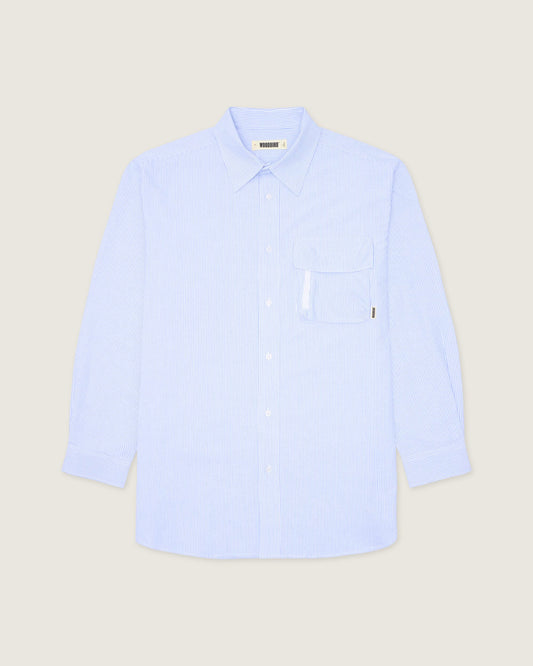 Woodbird WBBrooks Ox Shirt Shirts Light Blue