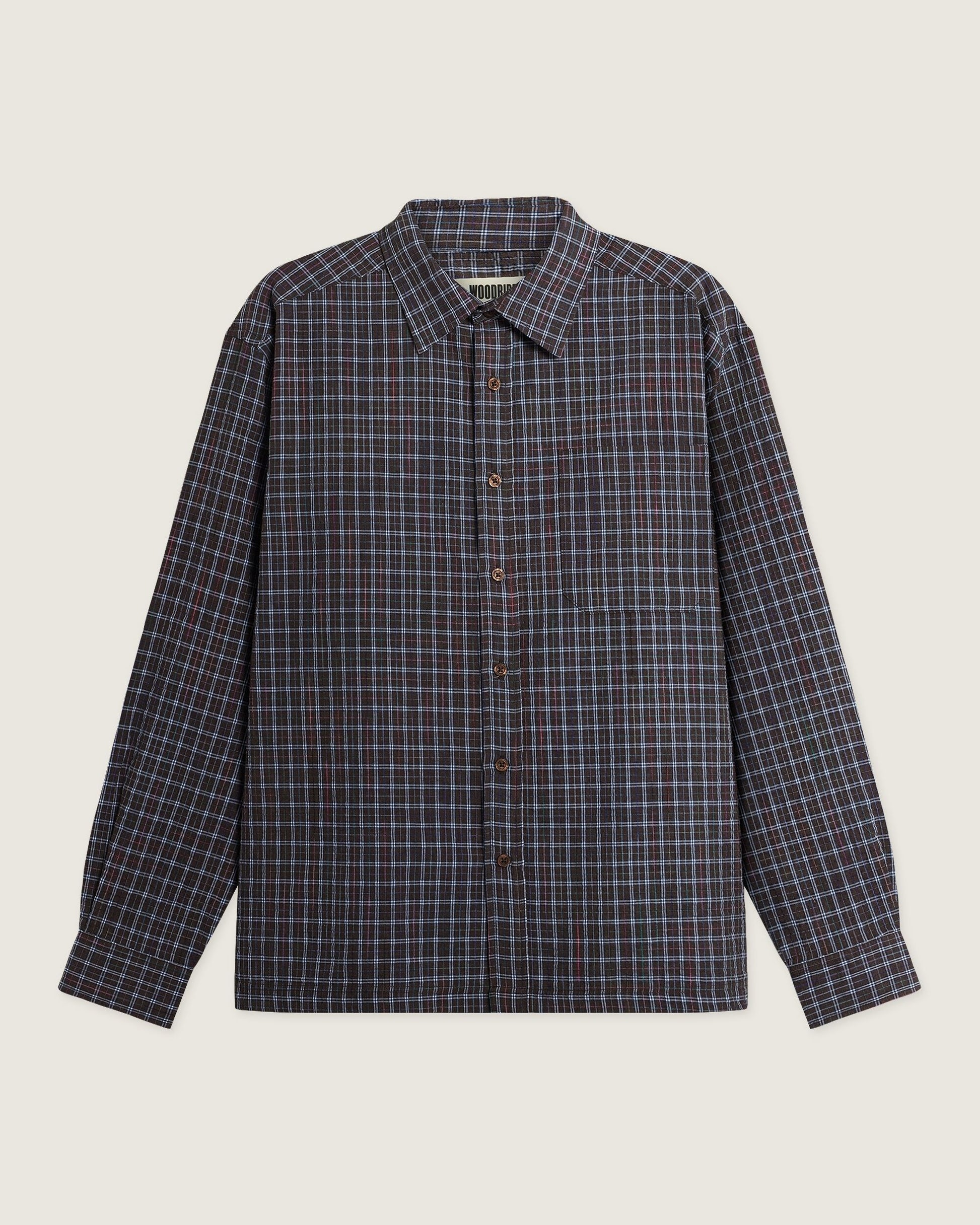 Woodbird WBBuzo Chuck Shirt Shirts Brown Check