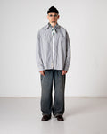 WBBuzo Striped Shirt - Light Blue