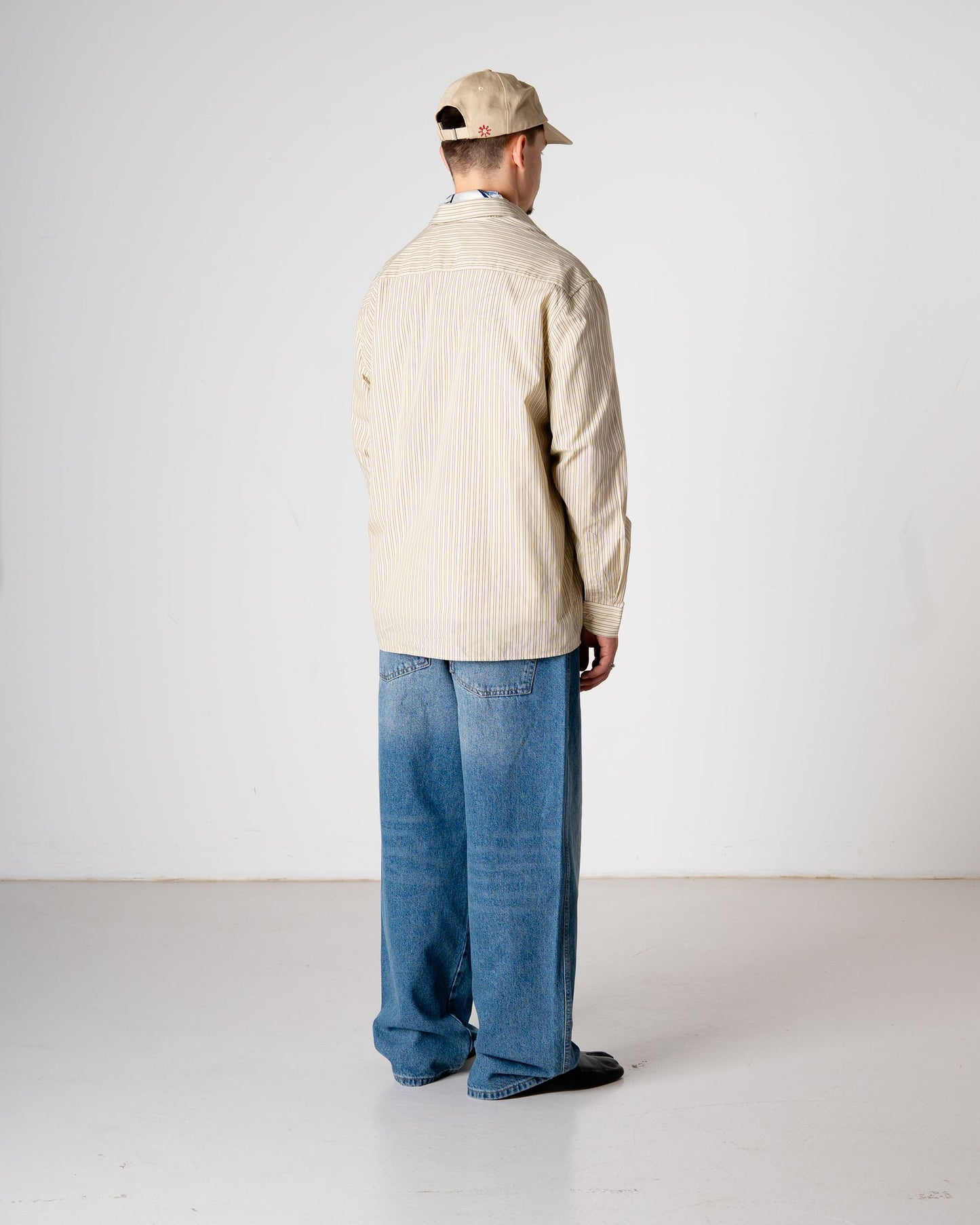 Woodbird WBBuzo Striped Shirt Shirts Yellow