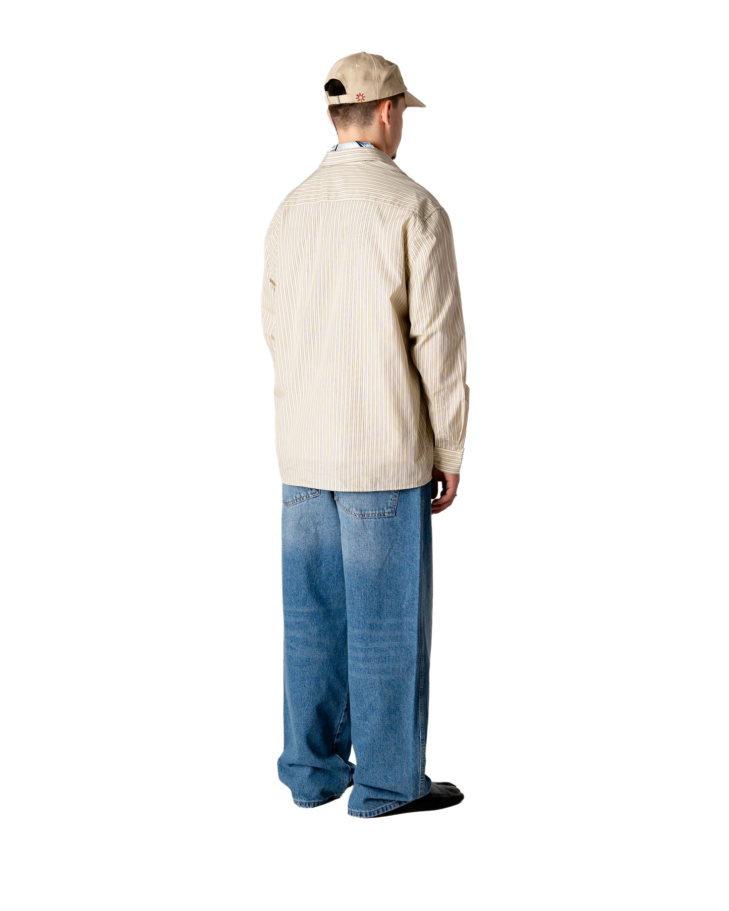 Woodbird WBBuzo Striped Shirt Shirts Yellow