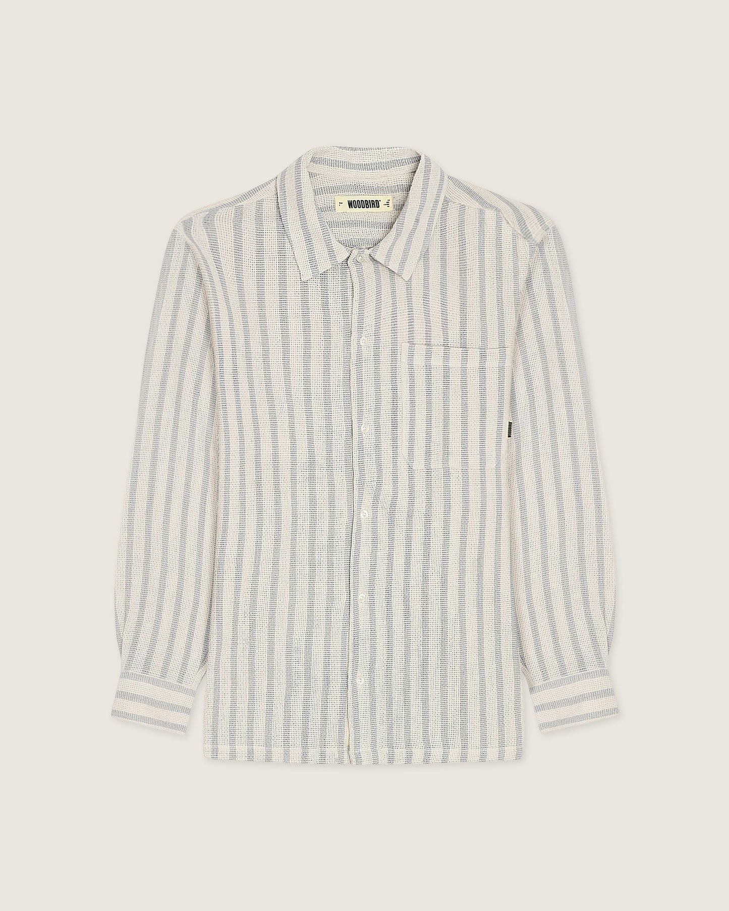 Woodbird WBBuzo Weeve Shirt Shirts Off White