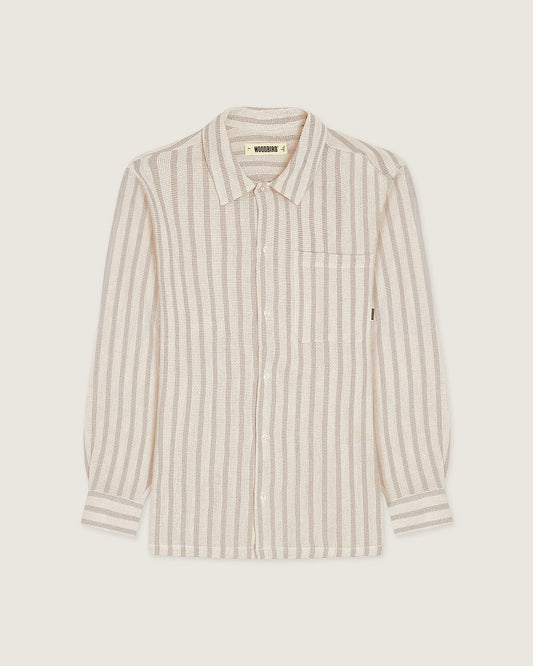Woodbird WBBuzo Weeve Shirt Shirts Sand