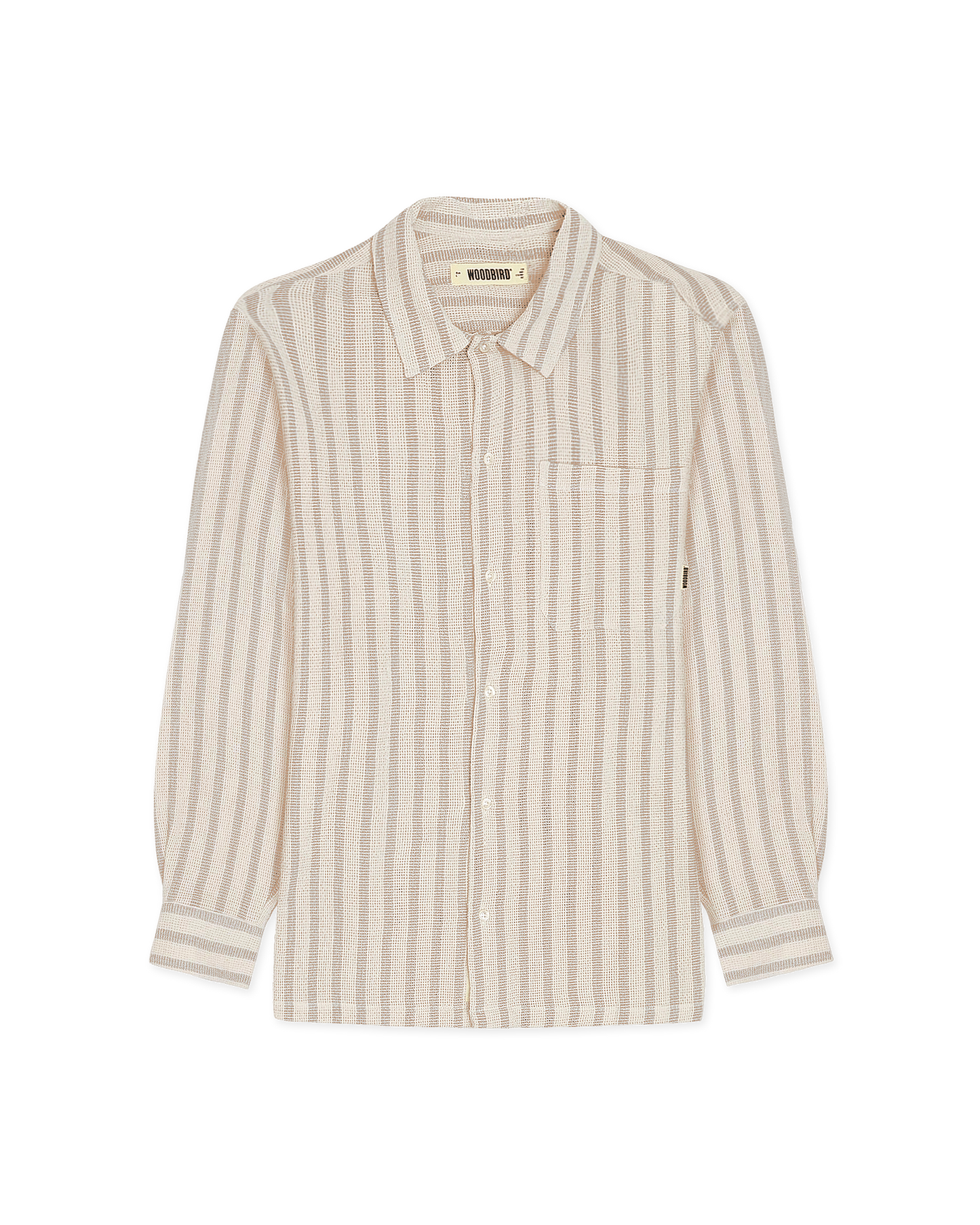 Woodbird WBBuzo Weeve Shirt Shirts Sand