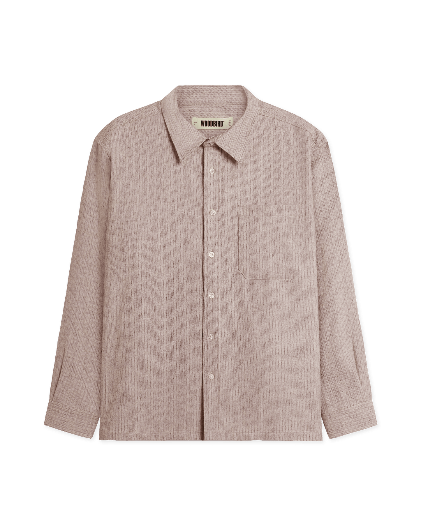 Woodbird WBBuzo Wool Shirt Shirts Light Pink