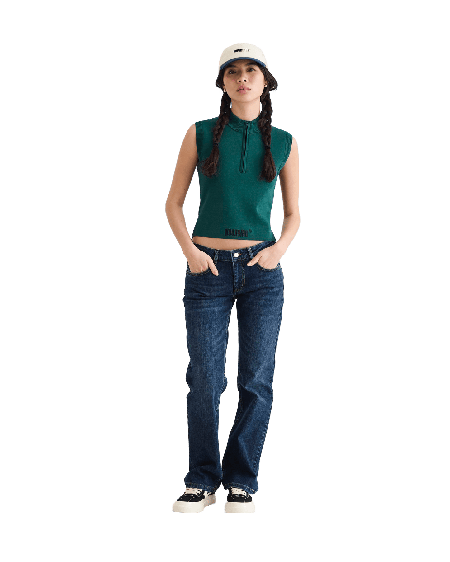 Woodbird Female WBCamil 90s Jeans Jeans 90s Blue