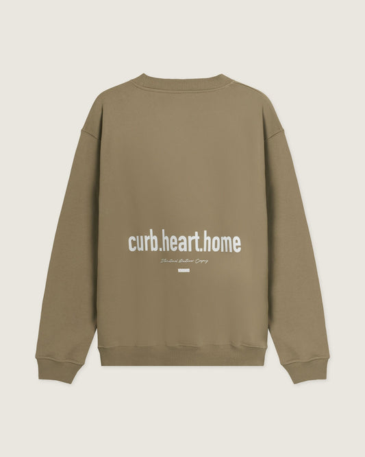 Woodbird WBCane Home Crew Sweats Khaki