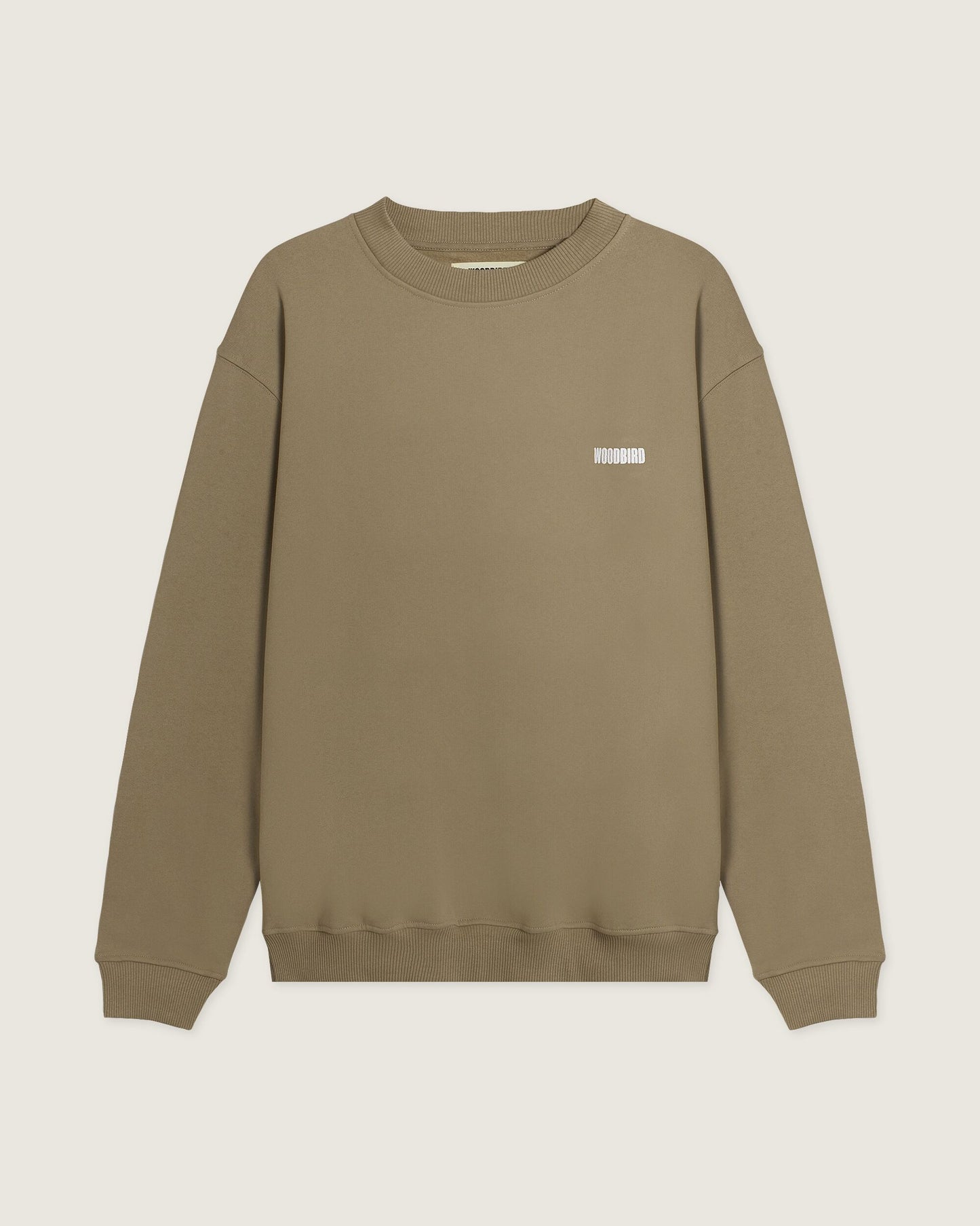 Woodbird WBCane Home Crew Sweats Khaki