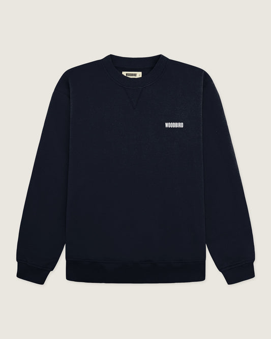 Woodbird WBCane Pho Crew Sweats Navy