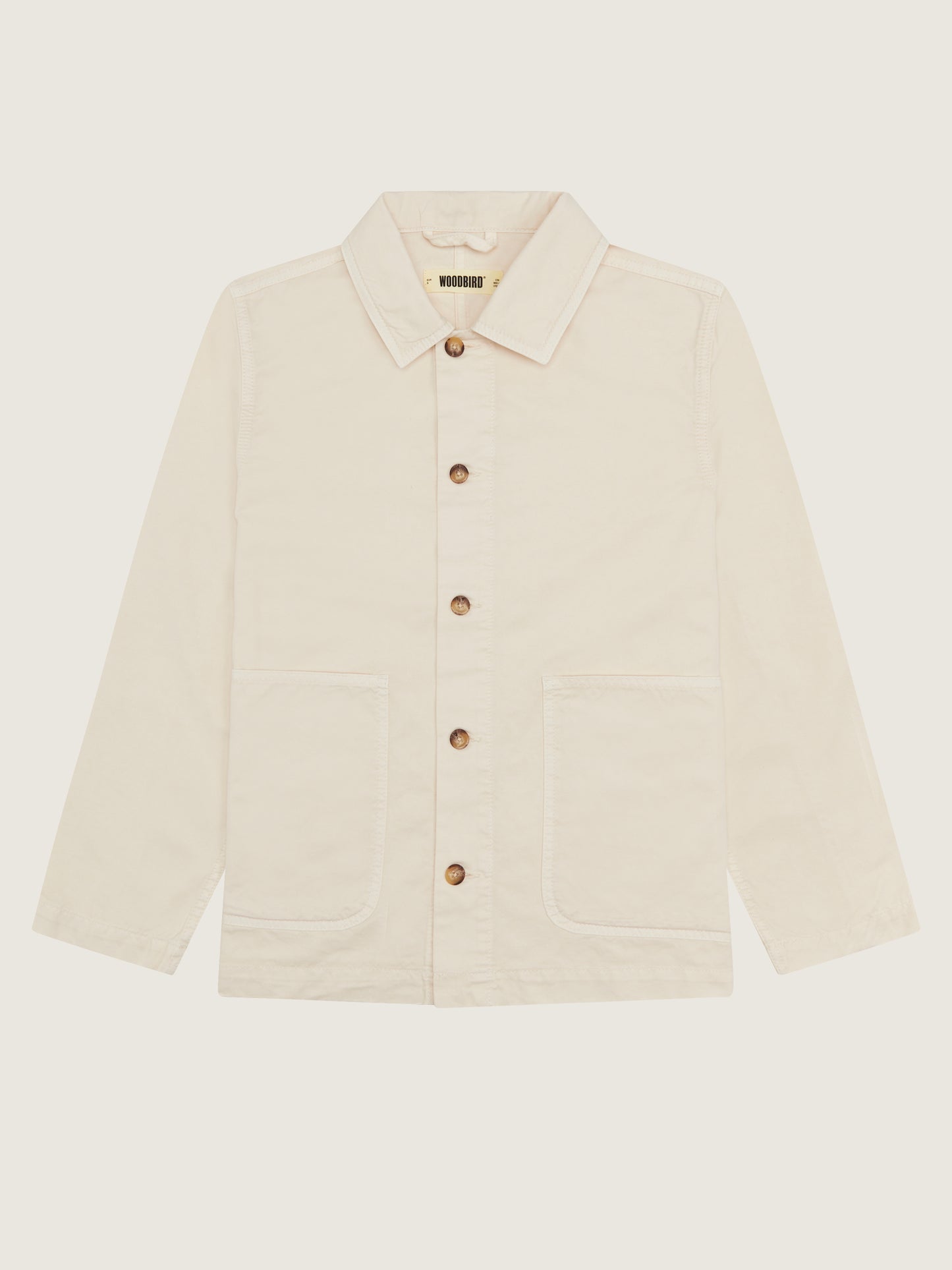 Woodbird Female WBClyde Paper Jacket Jackets Off White
