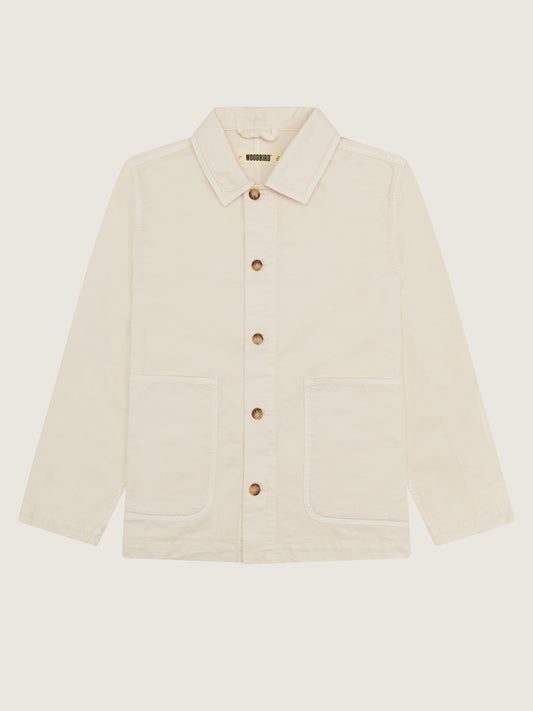 Woodbird Female WBClyde Paper Jacket Jackets Off White