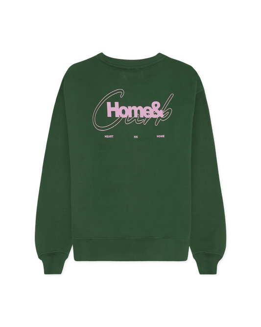 Woodbird Female WBCupe Curb Crew Sweats Dark Green