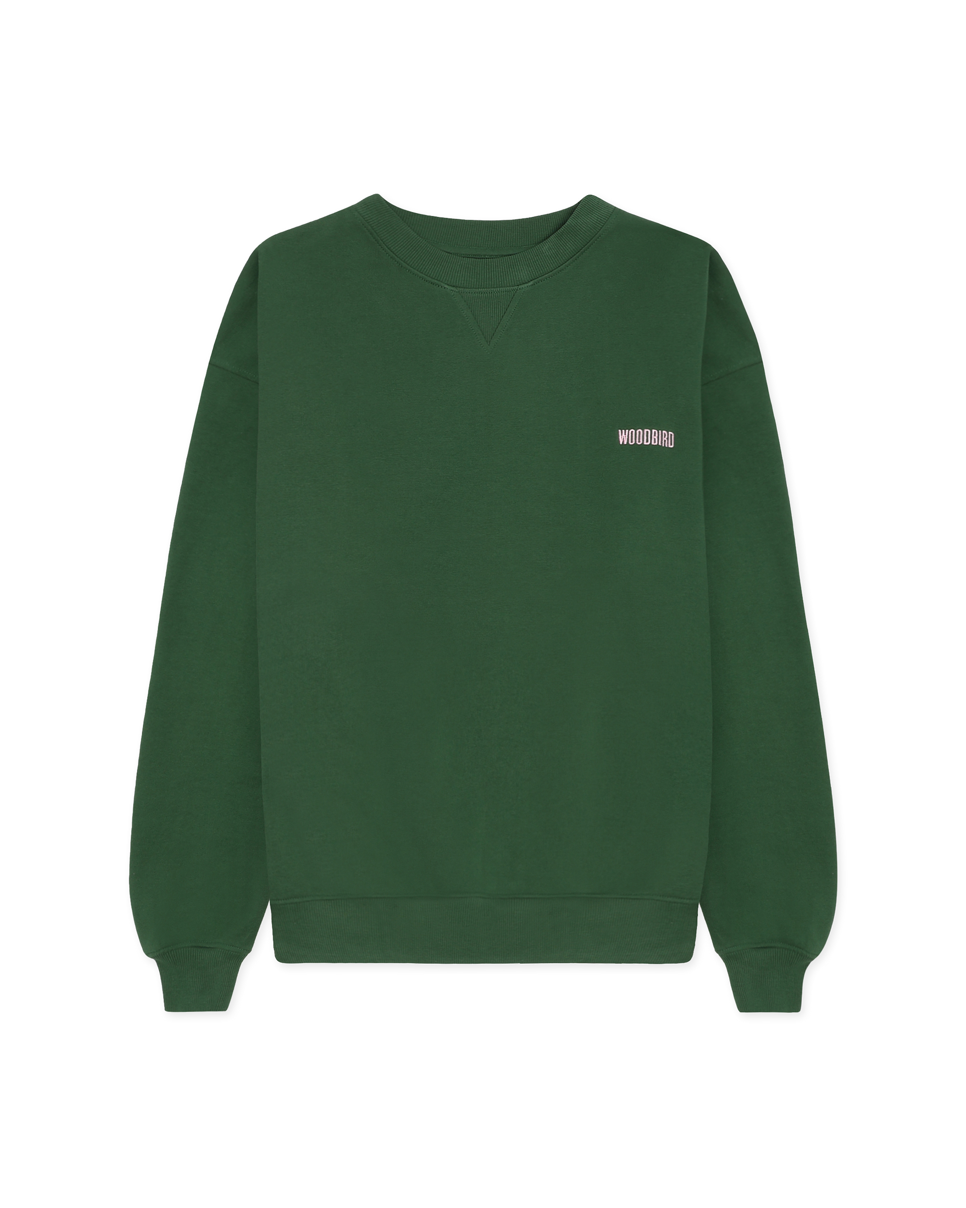Woodbird Female WBCupe Curb Crew Sweats Dark Green
